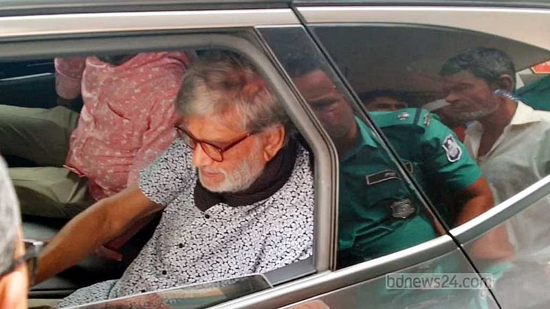 জামিনের পর হাসপাতাল থেকে বাড়ি ফিরলেন সাবেক মন্ত্রী মান্নান