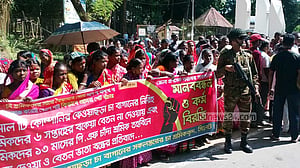 মজুরি না পেয়ে ন্যাশনাল টির শ্রমিকদের দিন কাটছে ‘খেয়ে না খেয়ে’