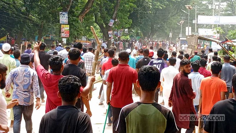 ঈদে মিলাদুন্নবী: ব্রাহ্মণবাড়িয়ায় সংঘর্ষে আহত ২০