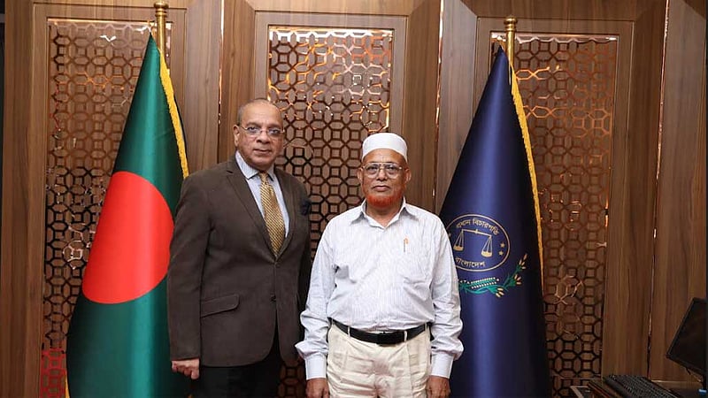 প্রধান বিচারপতির সঙ্গে মাসদার হোসেনের সাক্ষাৎ
