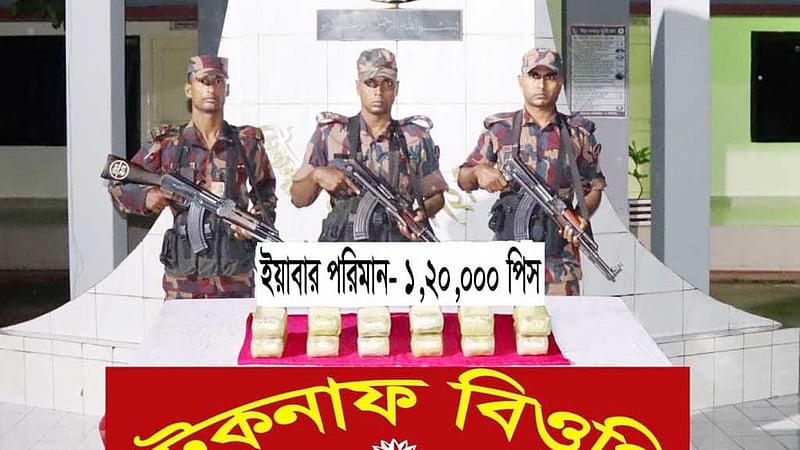 ‘পাচারকারীর’ ফেলে যাওয়া ব্যাগে মিলল ১ লাখ ইয়াবা