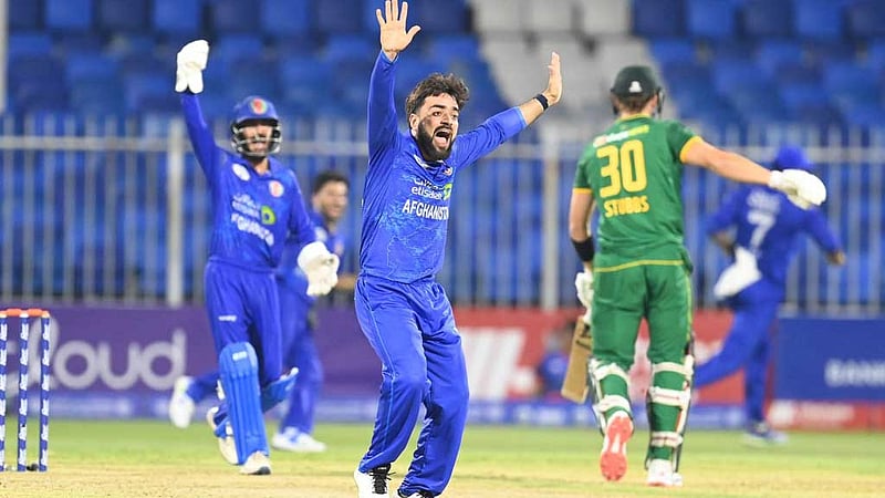 জন্মদিনে রাশিদের রেকর্ড, দ. আফ্রিকাকে উড়িয়ে সিরিজ জয় আফগানদের