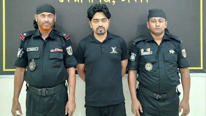 জেল পালানো মৃত্যুদণ্ডপ্রাপ্ত আসামি গ্রেপ্তার