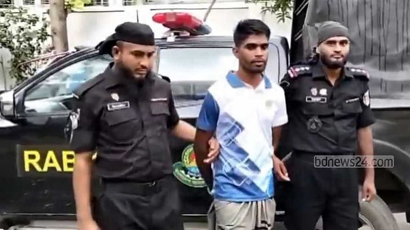 শেরপুরে জেল পালানো হত্যা মামলার আসামি গ্রেপ্তার