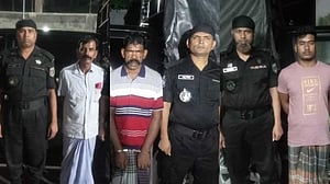 শেরপুর জেলা কারাগার থেকে পলাতক ৩ কয়েদী গ্রেপ্তার