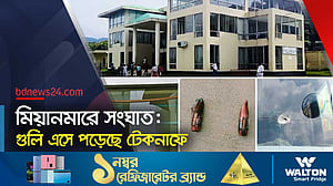 মিয়ানমারে সংঘাত, নিরাপত্তা ঝুঁকিতে টেকনাফ স্থলবন্দর