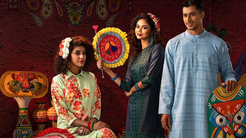 বৈশাখে দেশি সাজ