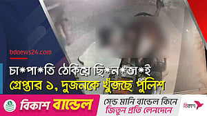 শেওড়াপাড়ায় চাপাতি হাতে ছিনতাইয়ের ঘটনায় একজনকে গ্রেপ্তার করেছে পুলিশ