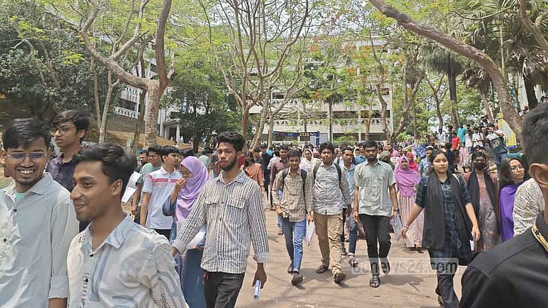 কুমিল্লা বিশ্ববিদ্যালয়ে ‘সি’ ইউনিটের ভর্তি পরীক্ষায় উপস্থিতি ৭৬ শতাংশ