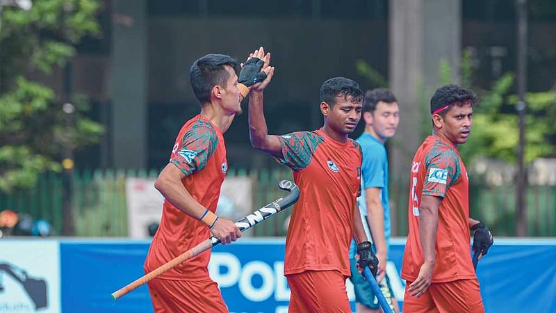 মুকুট হারিয়ে এএইচএফ কাপ হকিতে তৃতীয় বাংলাদেশ