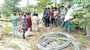 পল্লী বিদ্যুতের চুরি যাওয়া তার মিলল যুবদল নেতার বাড়িতে