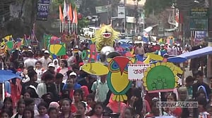 পহেলা বৈশাখে লোকজ মেলা-শোভাযাত্রায় উৎসবমুখর রাঙামাটি