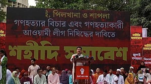 ছাত্রজনতা হত্যার বিচারের আগে অন্য কিছু ‘সরকারের মুখে মানায় না’: সারজিস
