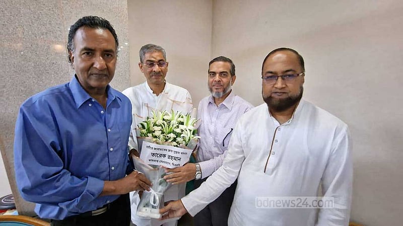 জামায়াত আমিরের খোঁজ নিলেন তারেক রহমান