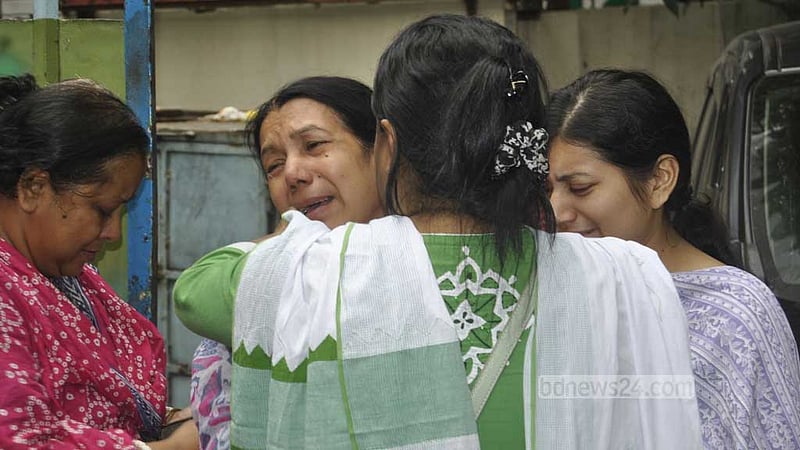 লাশ হয়ে ফেরা বিভুরঞ্জনের বাসায় মাতম