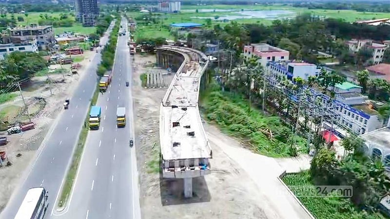 পদুয়ার বাজারে আটকে আছে ইউলুপ নির্মাণ, ঝুঁকিপূর্ণ ইউটার্নে বাড়ছে দুর্ঘটনা