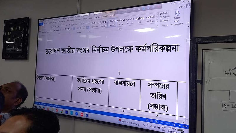 ভোটের কর্মপরিকল্পনায় ইসির অনুমোদন, ঘোষণা আসছে