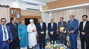 জামায়াত আমিরের সঙ্গে ইসহাক দারের সাক্ষাৎ