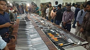 ১১০০ ধারালো অস্ত্র উদ্ধার: গ্রেপ্তার নয়জন ৩ দিনের রিমান্ডে