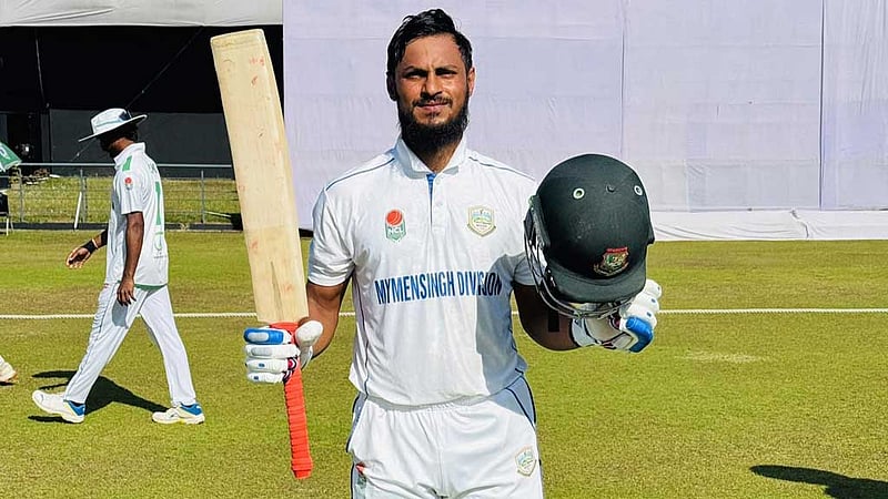 ১৩ ছক্কায় আবু হায়দারের অপরাজিত ১৪১