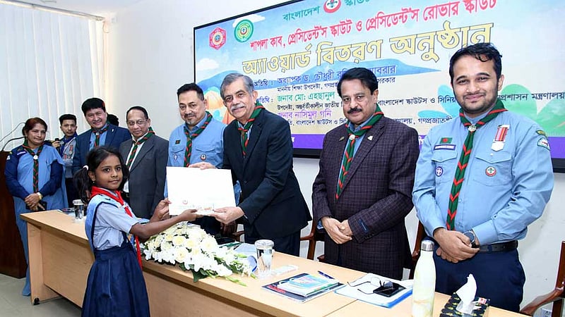 জুলাই আন্দোলনে ১১ স্কাউটের আত্মত্যাগ অনুপ্রেরণা হয়ে থাকবে: শিক্ষা উপদেষ্টা