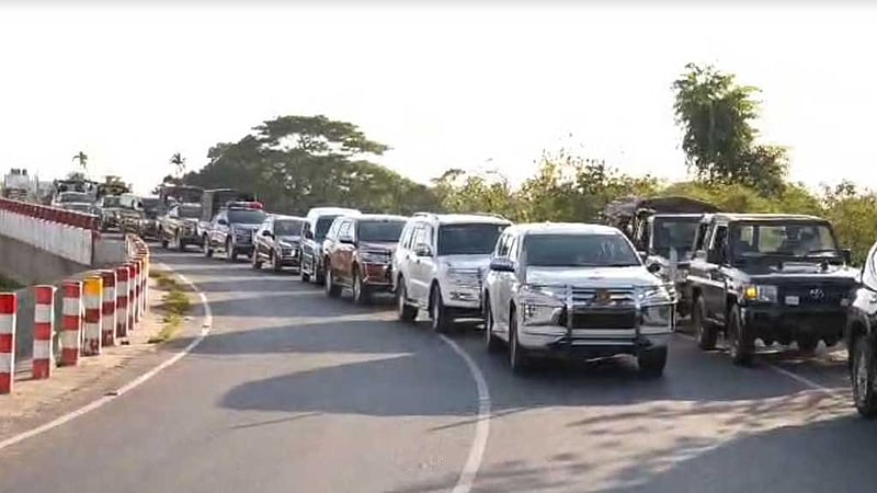 ভোট সামনে রেখে রাউজানে হল আইনশৃঙ্খলা রক্ষার মহড়া