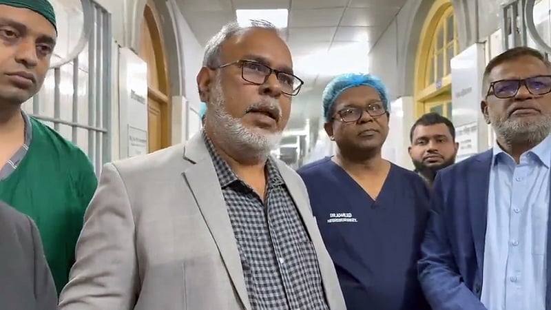 হাদির মাথা ফুঁড়ে গুলি বেরিয়ে গেছে, ধারণা চিকিৎসকের