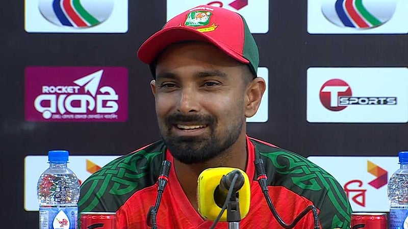 সংবাদ সম্মেলনে এসে লিটন জানলেন, বিপিএলে তার মূল্য ৭০ লাখ