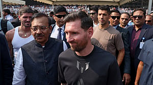 বিশ্বকাপ-পর্যায়ের নিরাপত্তার মধ‍্যে মুম্বাইয়ে মেসি
