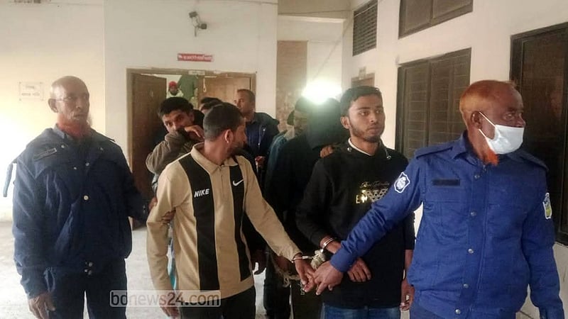 ময়মনসিংহে দিপু দাস হত্যা মামলার ১২ আসামি ৩ দিনের রিমান্ডে