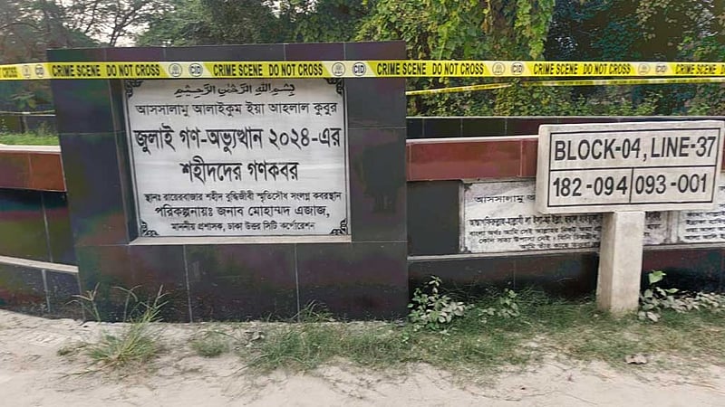 অভ্যুত্থানে নিহত অজ্ঞাতদের লাশ উত্তোলন ‘শুরু করতে’ রায়েরবাজার পরিদর্শনে সিআইডি