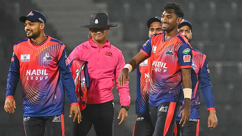 রিপনের দুর্দান্ত বোলিংয়ে রাজশাহীর জয়, নোয়াখালীর হ্যাটট্রিক পরাজয়