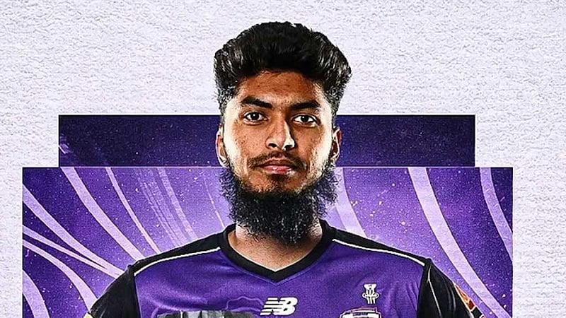 আঁটসাঁট বোলিং আর দারুণ গুগলিতে উইকেট রিশাদের