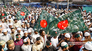 হাদি হত্যার বিচার দাবিতে বিক্ষোভ