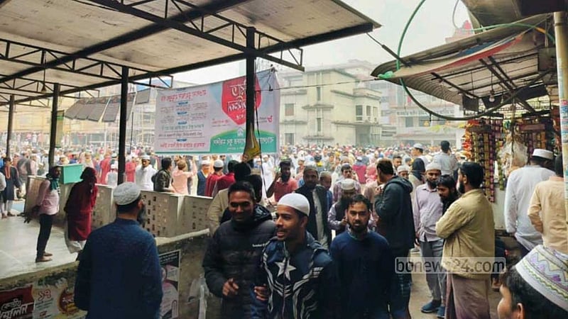 গাজীপুর নগরে প্রচার হলো আখেরি মোনাজাত, অংশ নিলেন অনেকেই