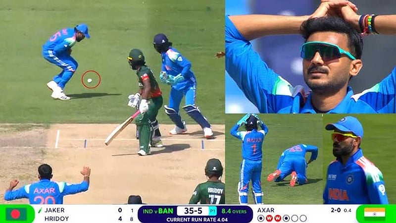 আকসার ভেবেছিলেন, হ্যাটট্রিক হয়েই গেছে