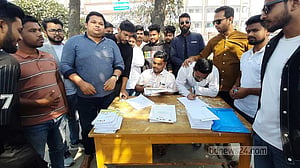 নতুন বাংলাদেশ বিনির্মাণে জয়পুরহাটে বিভিন্ন সংগঠনের জনমত জরিপ