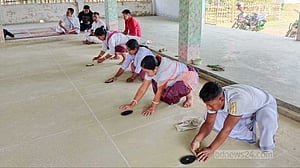 মৌলভীবাজারে মণিপুরিদের ঐতিহ্যবাহী ‘নিংতম কাং’ খেলার প্রতিযোগিতা