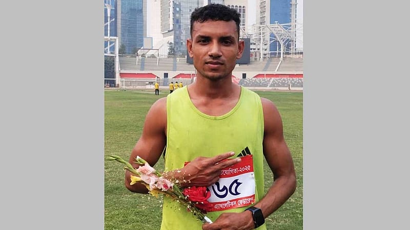 ৪০০ মিটার হার্ডলসে ৩১ বছরের পুরোনো রেকর্ড ভাঙলেন নাজমুল
