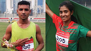জাতীয় অ্যাথলেটিকসে সেরা নাজমুল ও বর্ষা