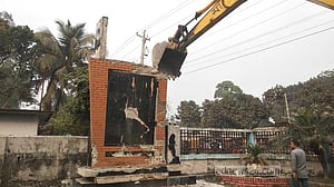 পঞ্চগড়ের ৩ উপজেলায় বঙ্গবন্ধুর ম্যুরাল ভাঙচুর