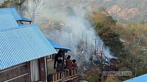 সাড়ে ৩ ঘণ্টা পর নিয়ন্ত্রণে সাজেকের আগুন