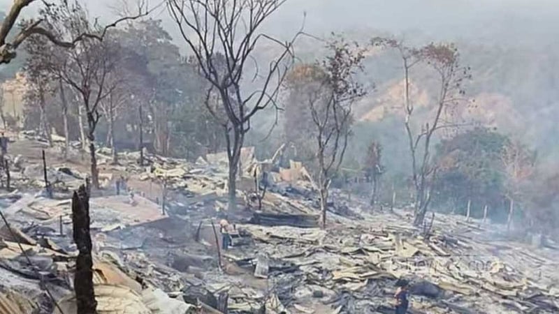 সাজেকে পুড়ল রিসোর্ট-কটেজসহ ৯৫ স্থাপনা