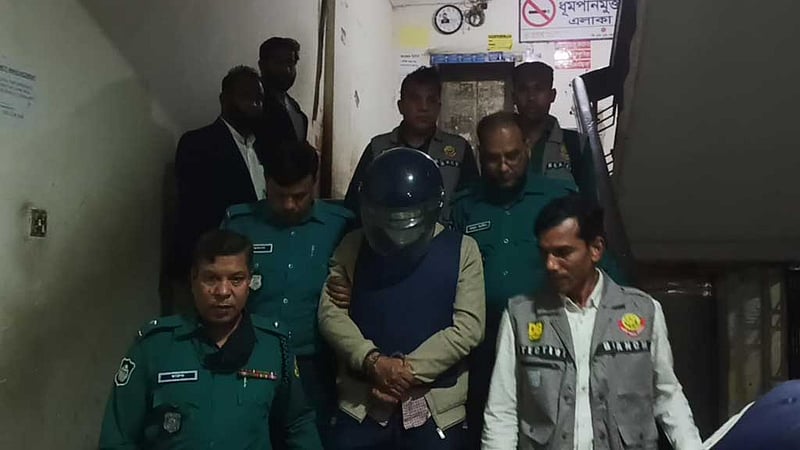 যুবদল নেতা শামীম হত্যা মামলায় সাবেক পুলিশ কর্মকর্তা শহিদুল্লাহ রিমান্ডে