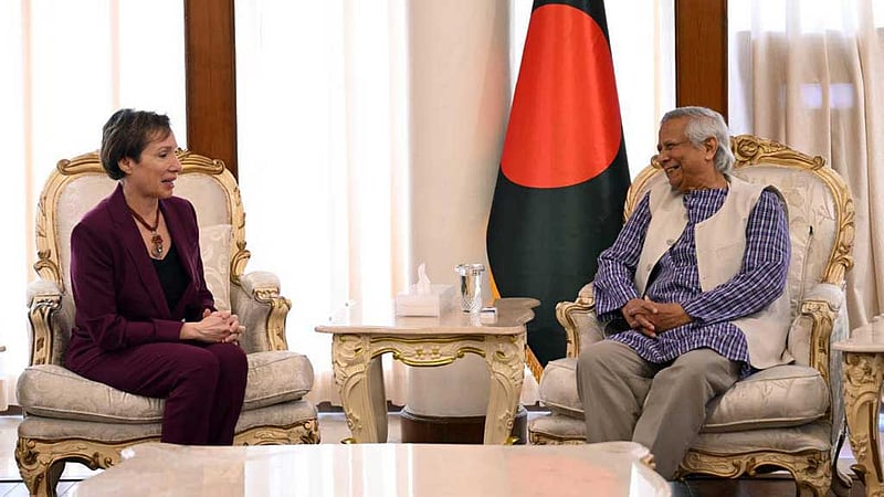 নির্বাচন হতে হবে অবাধ ও অন্তর্ভুক্তিমূলক: ইউনূসকে জ্যাকবসনের বার্তা