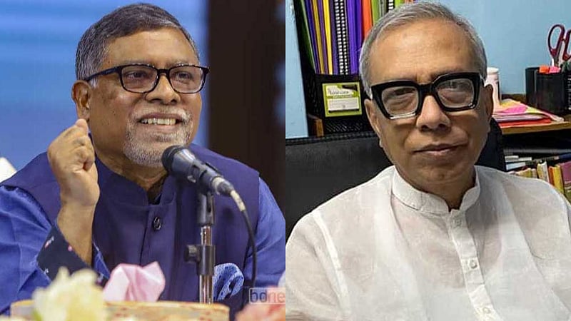 জাহিদ মালেক ও নাঈমুল ইসলাম খানের আয়কর নথি জব্দের আদেশ
