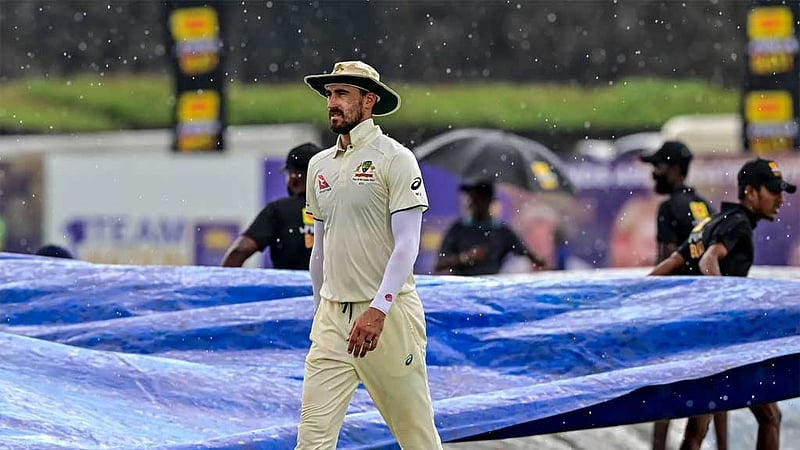 চান্দিমালের লড়াই আর বৃষ্টির বাধায় অস্ট্রেলিয়ার হতাশার দিন