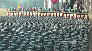 চুয়াডাঙ্গায় ৪ কোটি টাকার মাদক ধ্বংস করেছে বিজিবি