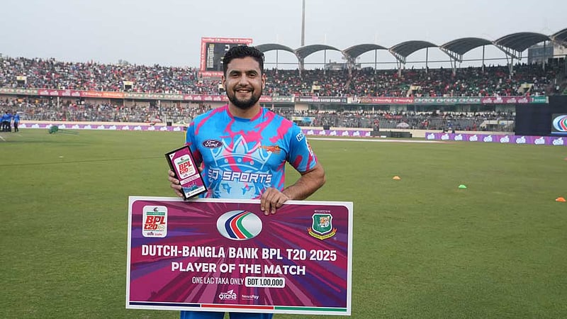 হায়দারের টানা চার ছক্কায় প্লে-অফের দুয়ারে চিটাগং, রংপুরের হারের হ্যাটট্রিক