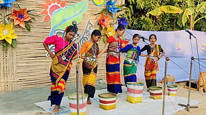 পাহাড়ে রঙ ছড়াল পিঠা-সাংস্কৃতিক উৎসব